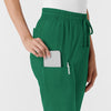 Boundless Women's Bootcut Scrub Pant Hunter side detail 2