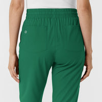 Boundless Women's Bootcut Scrub Pant Hunter back detail