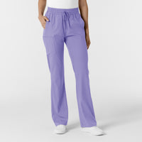 Boundless Women's Bootcut Scrub Pant Iris Purple