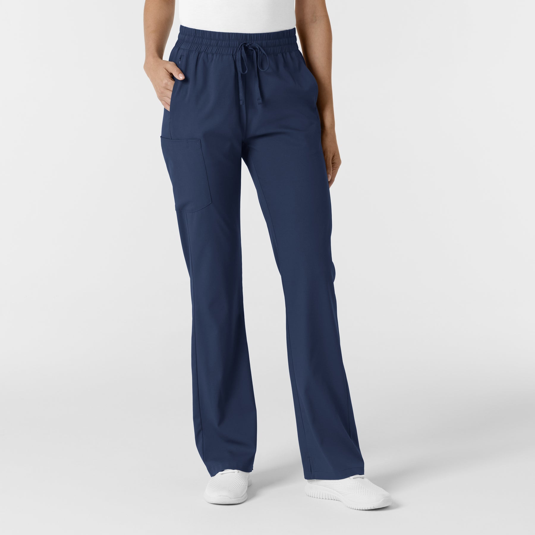 Boundless Women's Bootcut Scrub Pant Navy