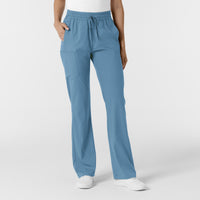 Boundless Women's Bootcut Scrub Pant Pacific Blue