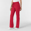 Boundless Women's Bootcut Scrub Pant Red side view