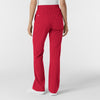 Boundless Women's Bootcut Scrub Pant Red back view