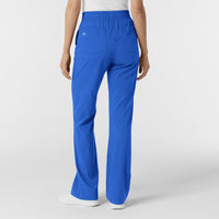 Boundless Women's Bootcut Scrub Pant Royal back view
