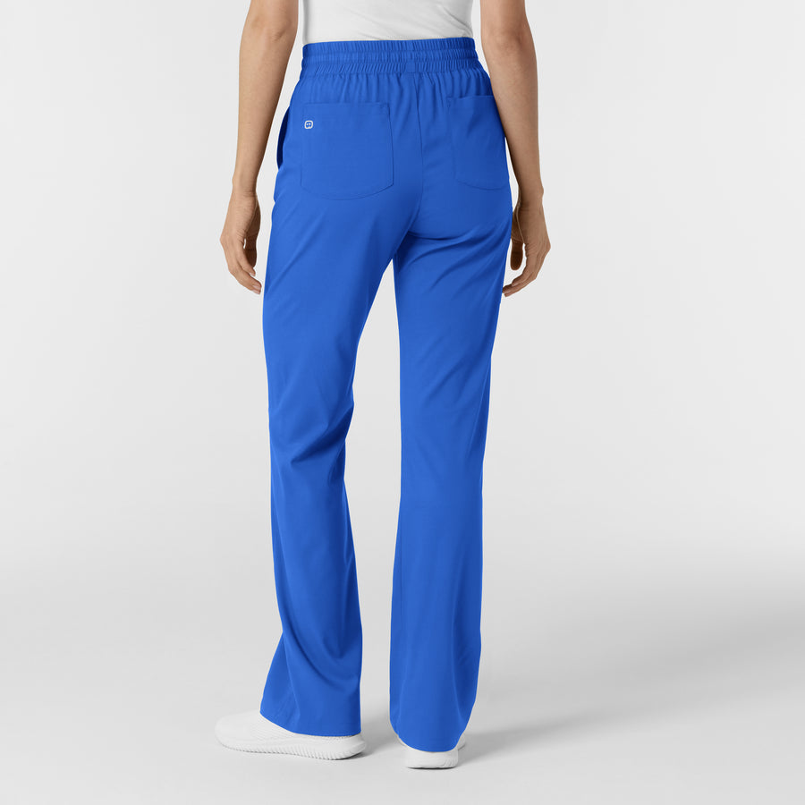 Boundless Women's Bootcut Scrub Pant Royal back view
