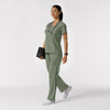 Boundless Women's Bootcut Scrub Pant Sage full scrub set