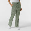 Boundless Women's Bootcut Scrub Pant Sage side view