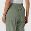 Boundless Women's Bootcut Scrub Pant Sage side detail 1
