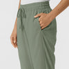 Boundless Women's Bootcut Scrub Pant Sage side detail 2