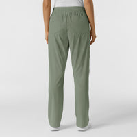 Boundless Women's Bootcut Scrub Pant Sage back view