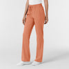 Boundless Women's Bootcut Scrub Pant Terracotta side view