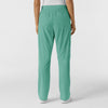 Boundless Women's Bootcut Scrub Pant Turquoise back view