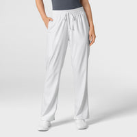 Boundless Women's Bootcut Scrub Pant White