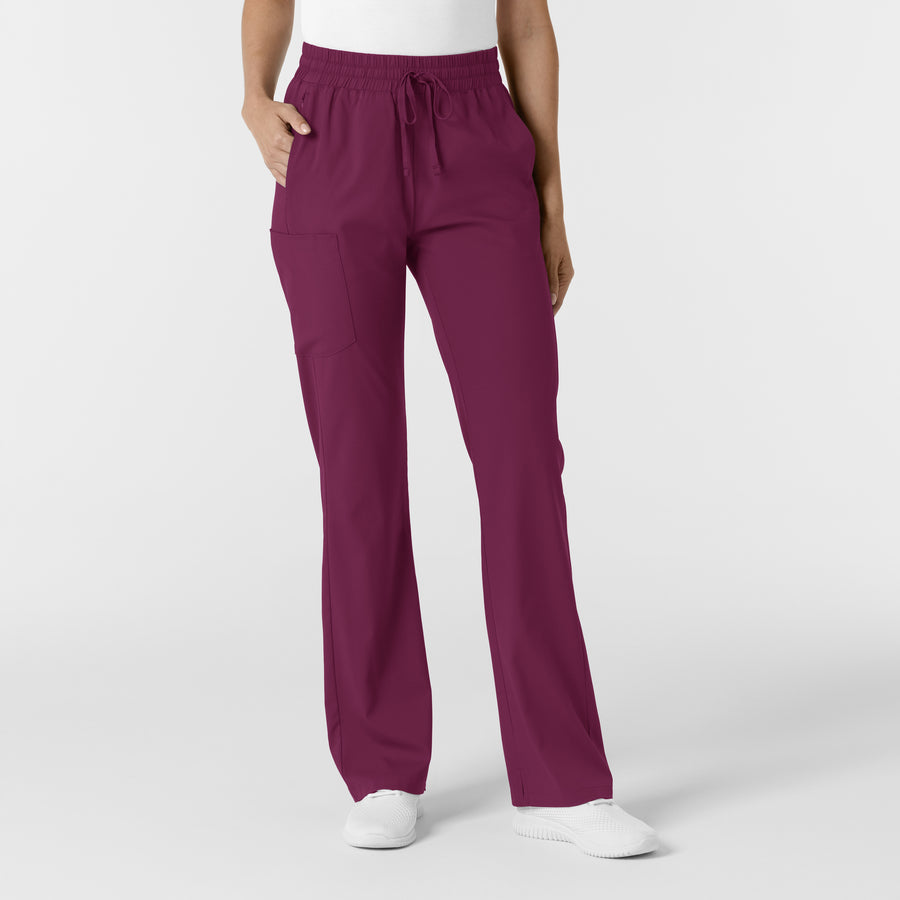 Boundless Women's Bootcut Scrub Pant Wine