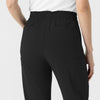 RENEW Women’s High Waist Tapered Scrub Pant Black back detail