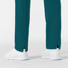 RENEW Women’s High Waist Tapered Scrub Pant Caribbean side detail 1