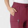 RENEW Women’s High Waist Tapered Scrub Pant Carnation front detail