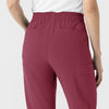 RENEW Women’s High Waist Tapered Scrub Pant Carnation back detail