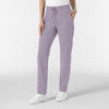 RENEW Women’s High Waist Tapered Scrub Pant Wisteria side view