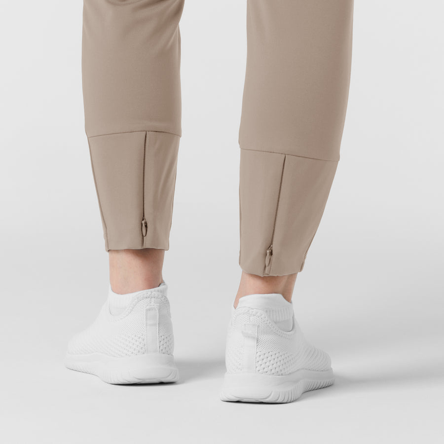 RENEW Knit Women's Track Scrub Pant Haze back detail