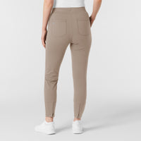 RENEW Knit Women's Track Scrub Pant Haze back view