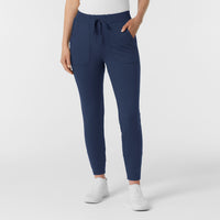 RENEW Knit Women's Track Scrub Pant Navy