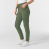 RENEW Knit Women's Track Scrub Pant Olive side view