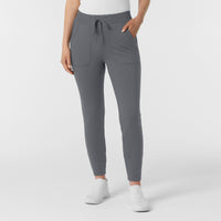 RENEW Knit Women's Track Scrub Pant Pewter