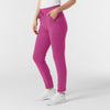 RENEW Knit Women's Track Scrub Pant Raspberry side view
