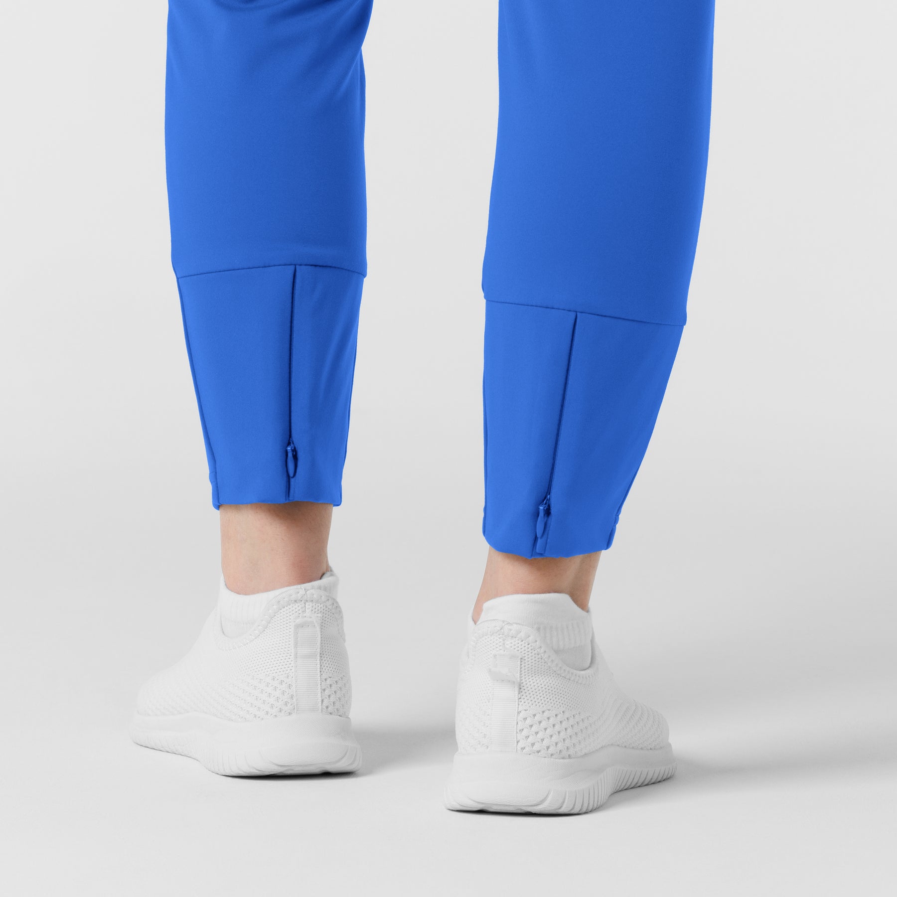RENEW Knit Women's Track Scrub Pant Royal back detail