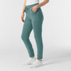 RENEW Knit Women's Track Scrub Pant Vintage Teal side view