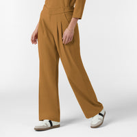 BLK Women's Pleated Wide Leg Scrub Trouser Auburn