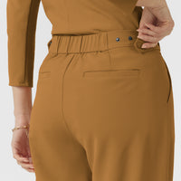 BLK Women's Pleated Wide Leg Scrub Trouser Auburn hemline detail