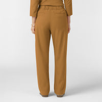 BLK Women's Pleated Wide Leg Scrub Trouser Auburn back view