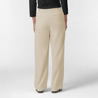 BLK Edit Women's Wide Leg Scrub Trouser - Coconut Milk