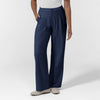 BLK Edit Women's Wide Leg Scrub Trouser - Navy