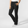 AURA Women's Grace Mid Rise Bootcut Scrub Pant Black side view