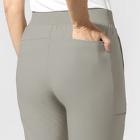 AURA Women's Grace Bootcut Scrub Pant - Cool Gray