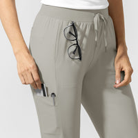 AURA Women's Grace Bootcut Scrub Pant - Cool Gray