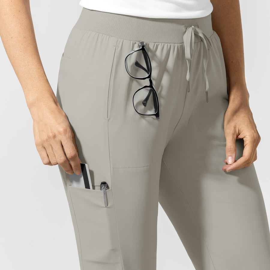 AURA Women's Grace Bootcut Scrub Pant - Cool Gray