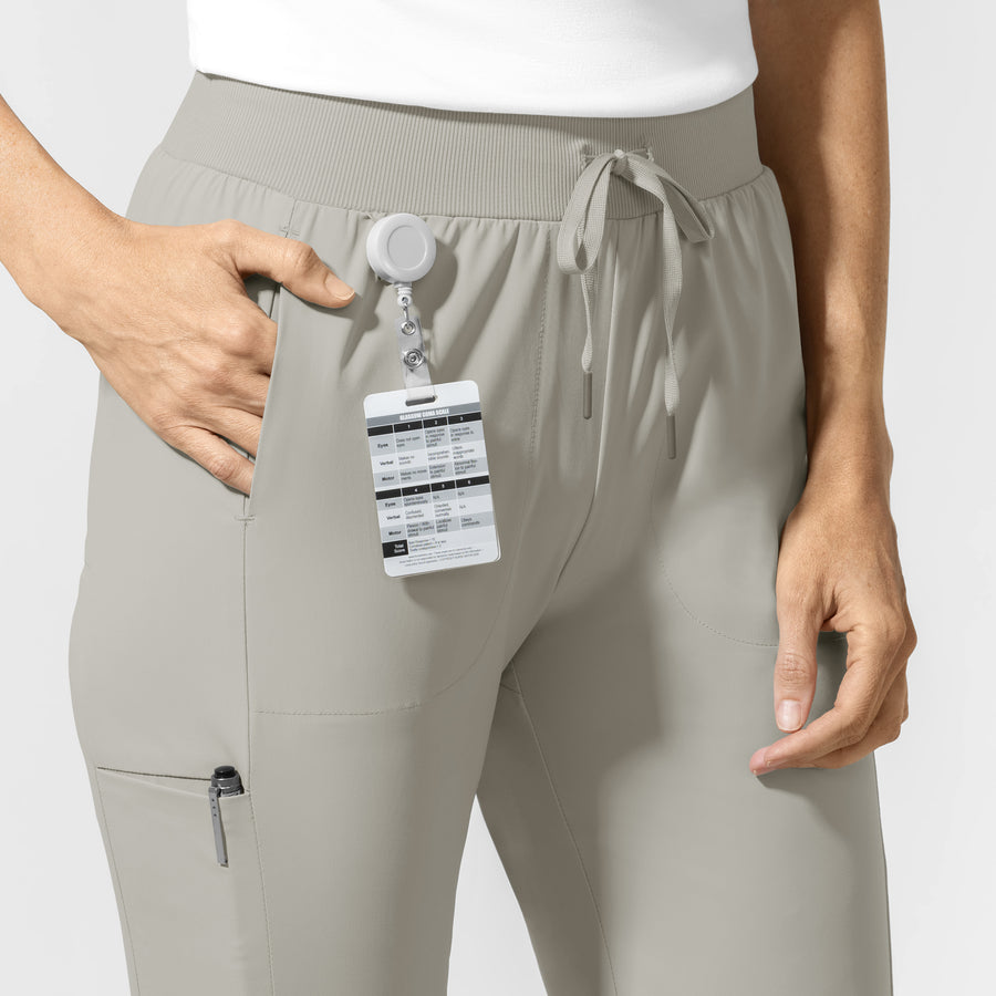 AURA Women's Grace Bootcut Scrub Pant - Cool Gray