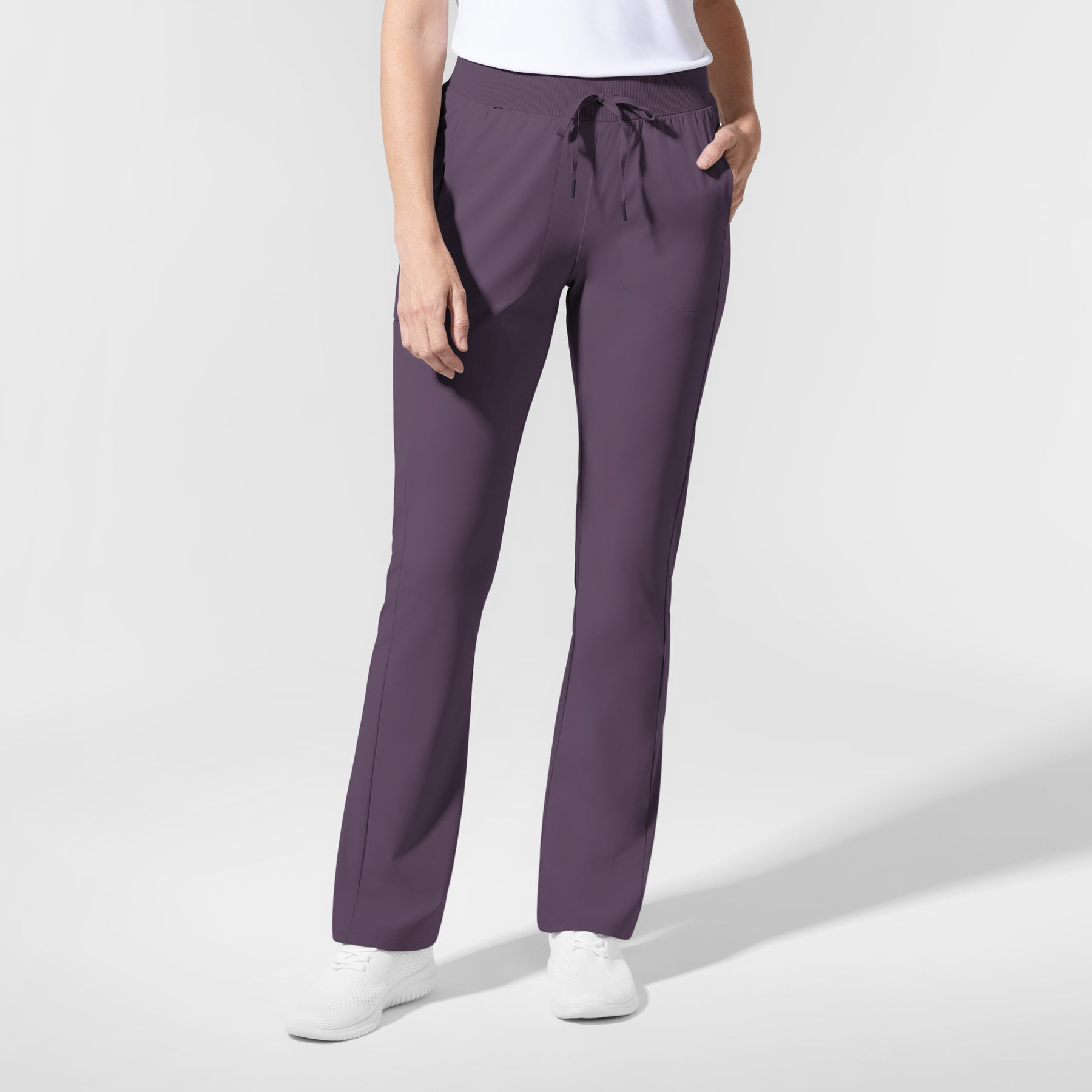 AURA Women's Grace Mid Rise Bootcut Scrub Pant Dusk