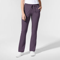 AURA Women's Grace Mid Rise Bootcut Scrub Pant Dusk