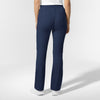 AURA Women's Grace Mid Rise Bootcut Scrub Pant Navy back view