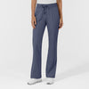 AURA Women's Grace Mid Rise Bootcut Scrub Pant - Slate Blue