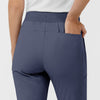 AURA Women's Grace Mid Rise Bootcut Scrub Pant - Slate Blue