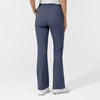 AURA Women's Grace Mid Rise Bootcut Scrub Pant - Slate Blue