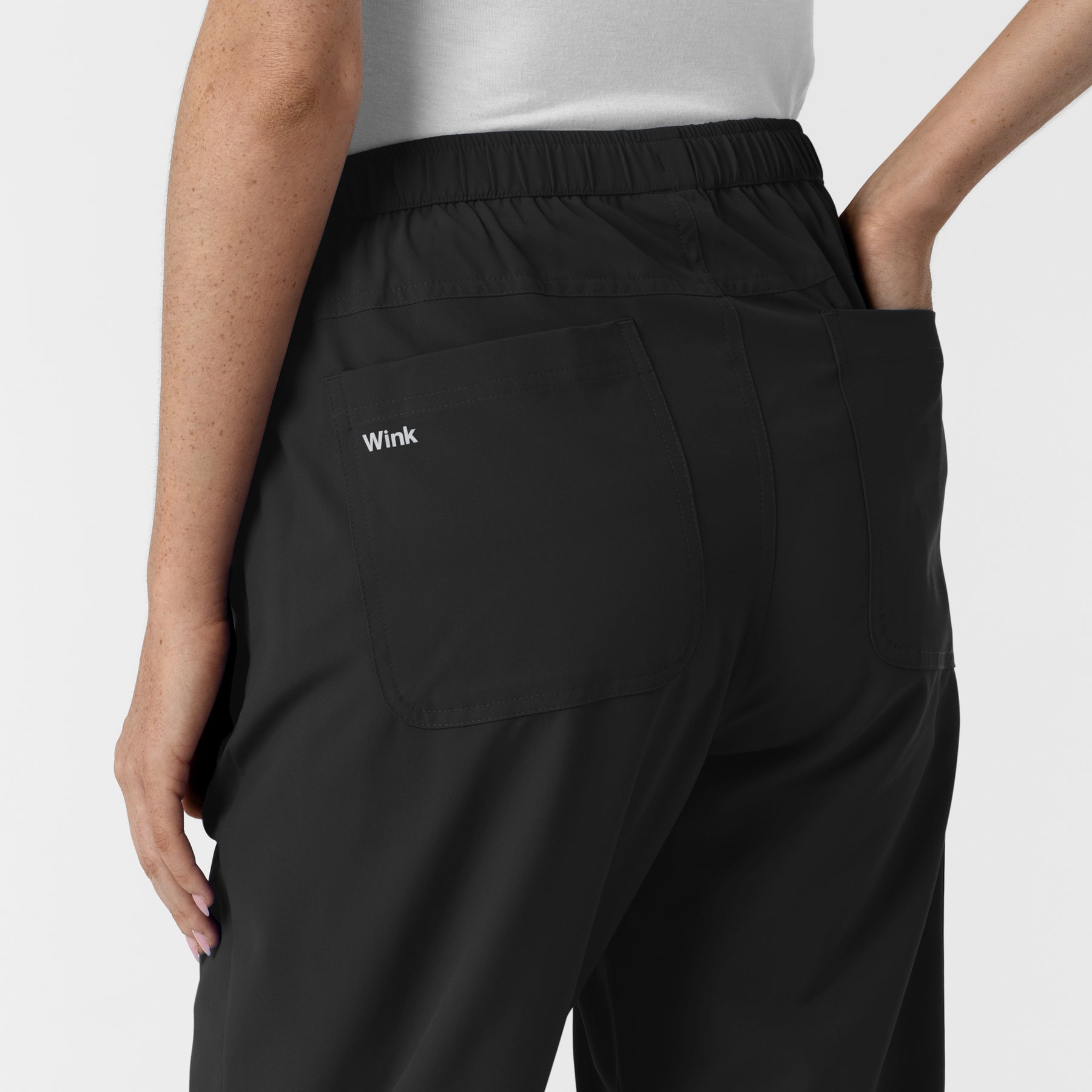 Nurtur Women’s Ankle-Length Slim Scrub Pant - Black