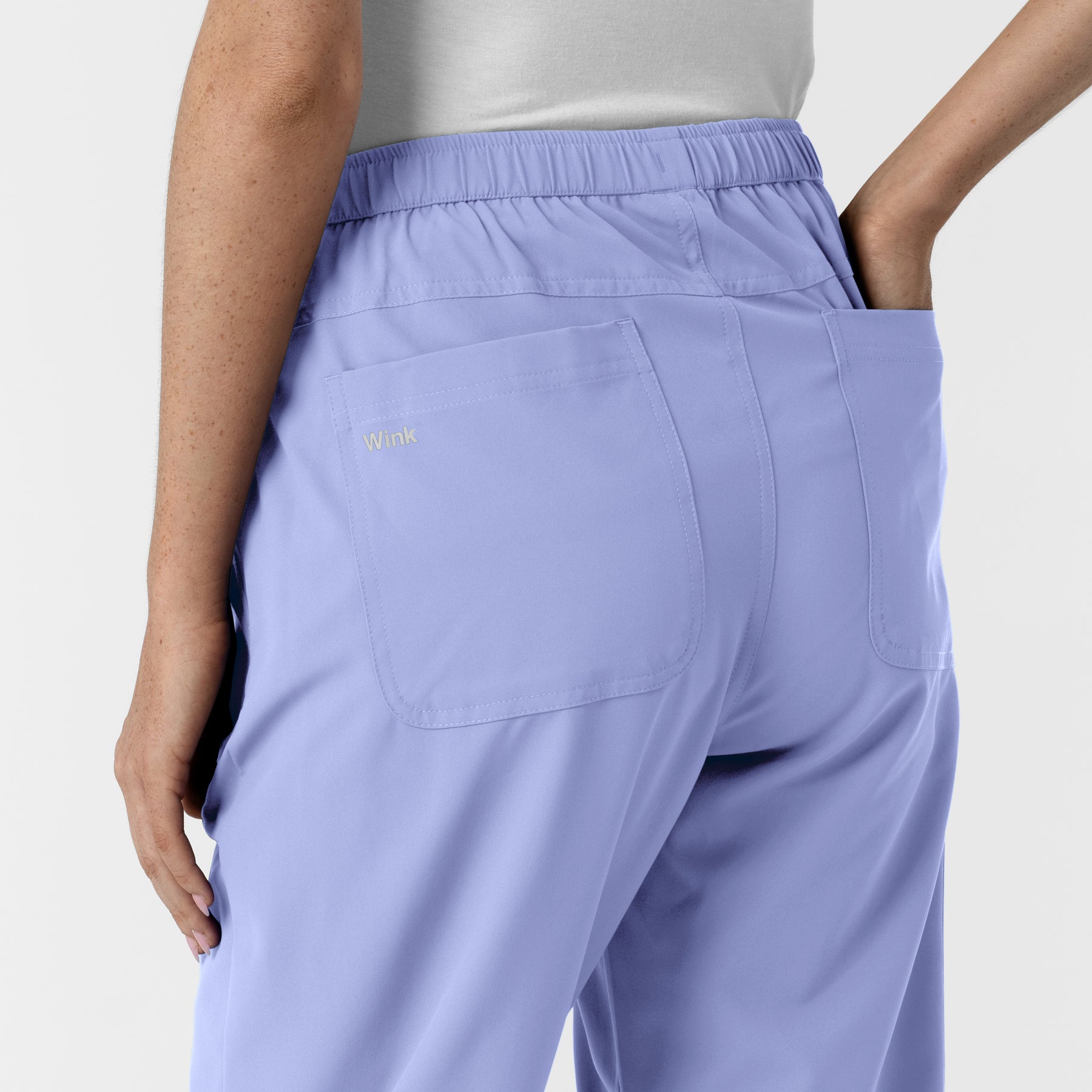 Nurtur Women’s Ankle-Length Slim Scrub Pant - Ceil Blue