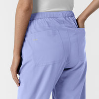 Nurtur Women’s Ankle-Length Slim Scrub Pant - Ceil Blue